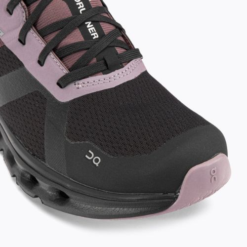 Damen Laufschuhe On Cloudrunner Waterproof schwarz-braun 5298636