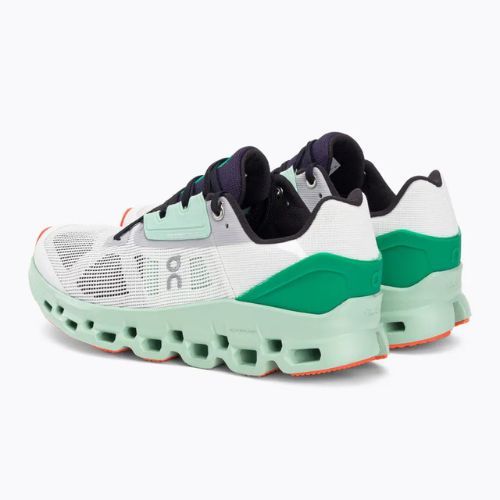 Women's On Running Cloudstratus Laufschuhe undyeu-weiß/creek