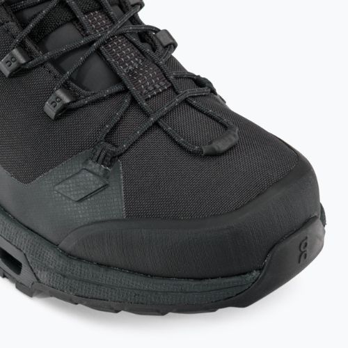 Damen-Trekkingschuhe On Cloudtrax Wasserdicht schwarz 3WD10880553