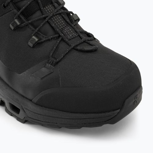 Herren-Trekkingschuhe On Cloudtrax Wasserdicht schwarz 3MD10870553