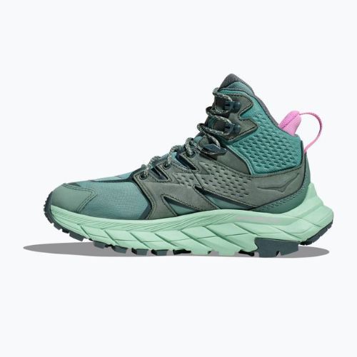 Damen-Trekkingschuhe HOKA Anacapa Mid GTX grün 1119372-TMGR