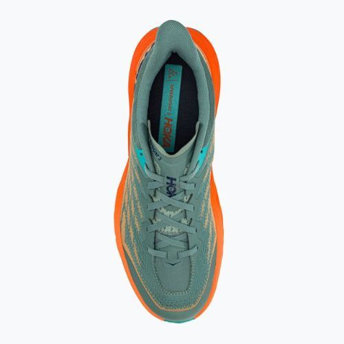 HOKA Speedgoat 5 Herren Laufschuhe grün-orange 1123157-TMOR