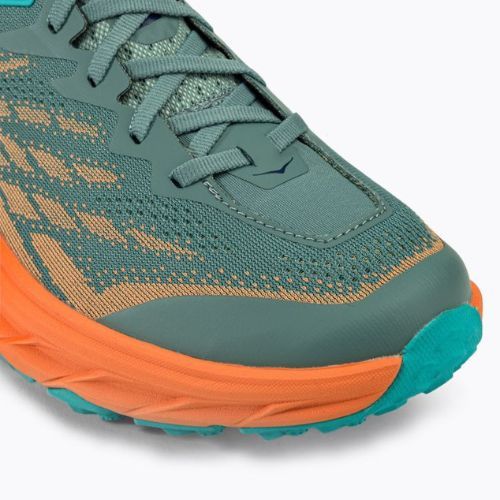HOKA Speedgoat 5 Herren Laufschuhe grün-orange 1123157-TMOR
