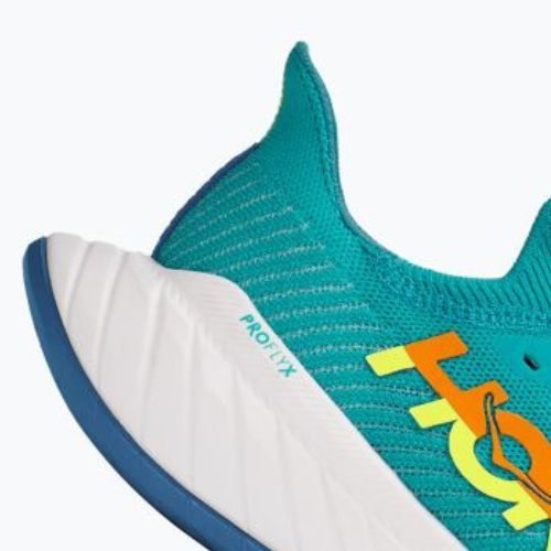 HOKA Herren Laufschuhe Carbon X 3 blau/gelb 1123192-CEPR