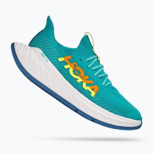 HOKA Herren Laufschuhe Carbon X 3 blau/gelb 1123192-CEPR