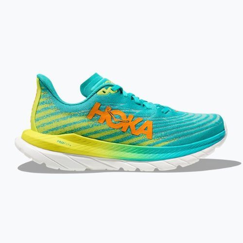 HOKA Mach 5 Herren Laufschuhe blau/gelb 1127893-CEPR