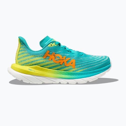 Damen Laufschuhe HOKA Mach 5 blau/gelb 1127894-CEPR