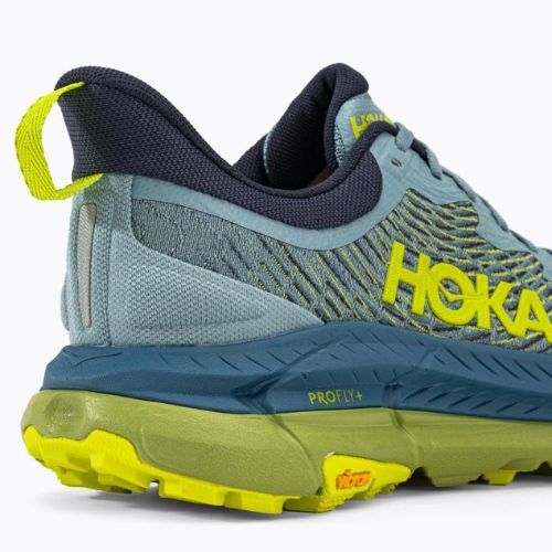 HOKA Herren Laufschuhe Mafate Speed 4 blau/gelb 1129930-SBDCT