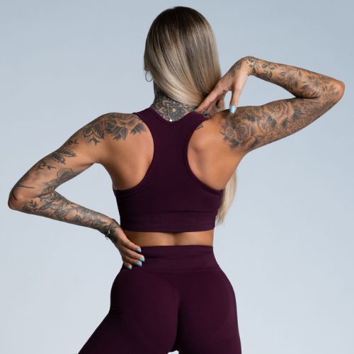 Fitness-BH Gym Glamour push up dunkelrot 322