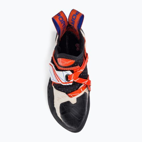 La Sportiva Herren Kletterschuh Solution weiß-orange 20H000203