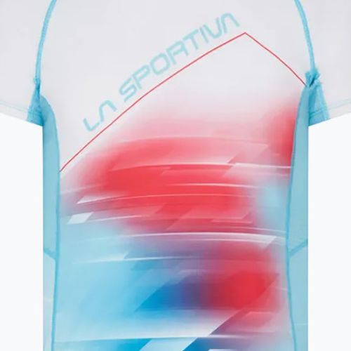 Laufshirt Damen LaSportiva Draft blau-weiß Q2362