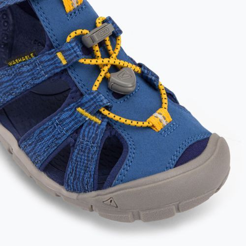 Trekkingsandalen Kinder Keen Seacamp II CNX blau 126323