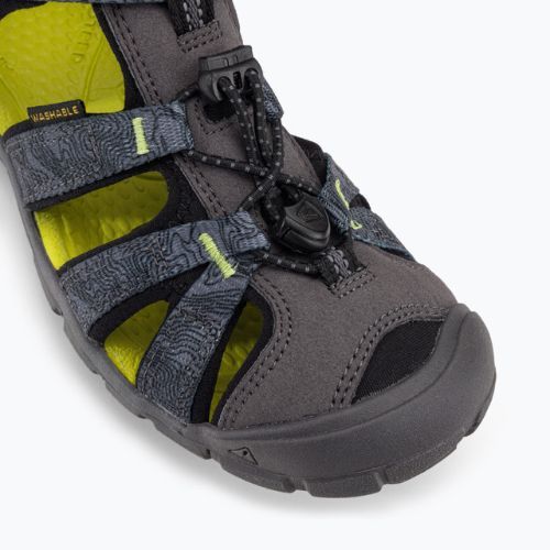 Trekkingsandalen Kinder Keen Seacamp II CNX grau-dunkelblau 126321