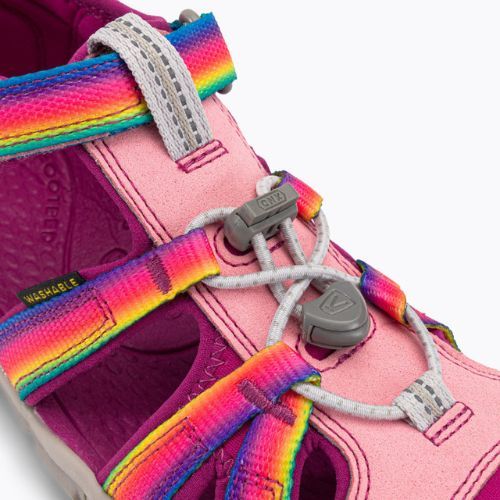 Trekkingsandalen Kinder Keen Seacamp II CNX rosa-bunt 127421