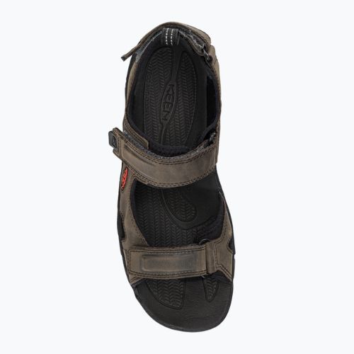 Trekkingsandalen Herren Keen Targhee III Open Toe grau 122424