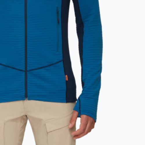 Mammut Herren Fleece-Sweatshirt Taiss Light ML mit Kapuze blau 1014-04530-50554-114