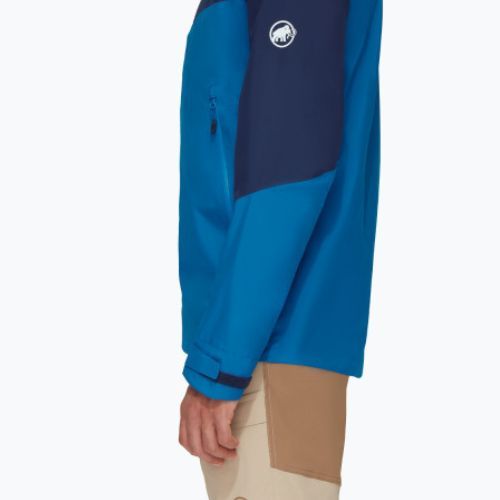 Mammut Convey Tour HS Hooded Herren-Regenjacke navy-blue