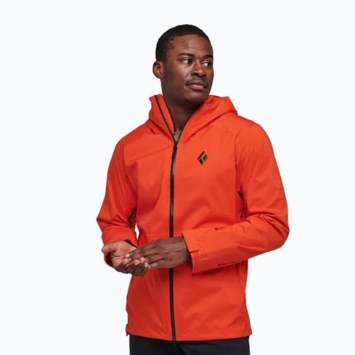 Black Diamond Herren Stormline Stretch Regenjacke orange APCDT08001XLG1