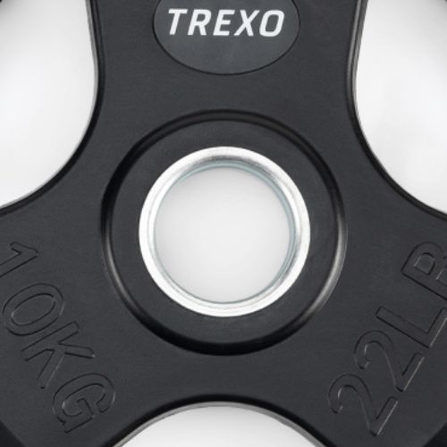 Hantelscheibe TREXO czarne RW10 10 kg