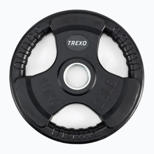 Hantelscheibe TREXO czarne RW10 10 kg