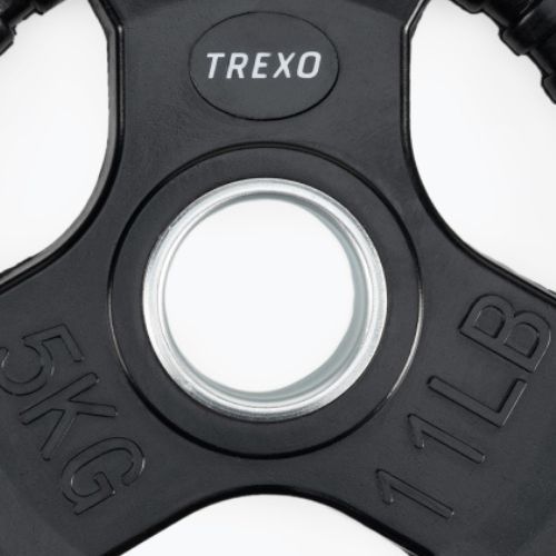 Hantelscheibe TREXO czarne RW5 5 kg