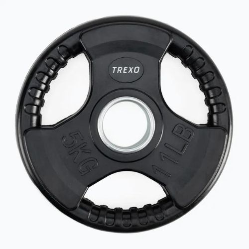 Hantelscheibe TREXO czarne RW5 5 kg