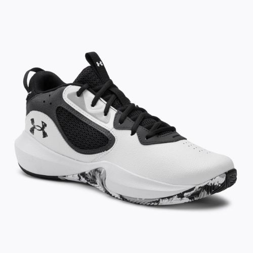 Basketballschuhe Herren Under Armour Lockdown 6 weiß-grau 325616-11