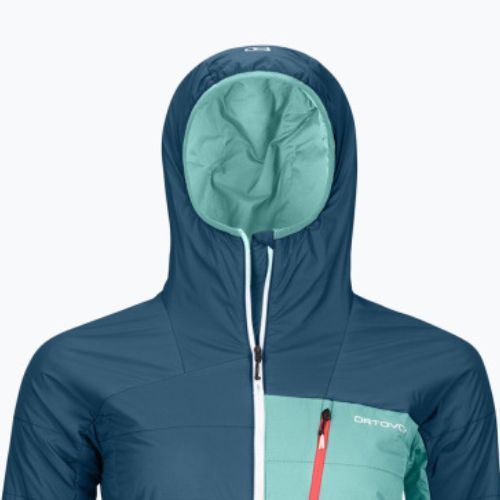 Damen ORTOVOX Swisswool Piz Duan Hybridjacke blau 6122700037