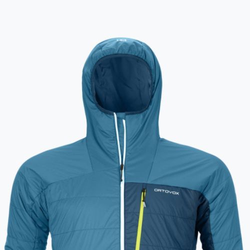 Herren ORTOVOX Swisswool Piz Duan Hybridjacke blau 6132700039