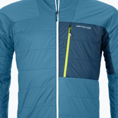 Herren ORTOVOX Swisswool Piz Duan Hybridjacke blau 6132700039
