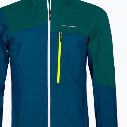 Herren ORTOVOX 2.5L Civetta blau Regenjacke 7025000011