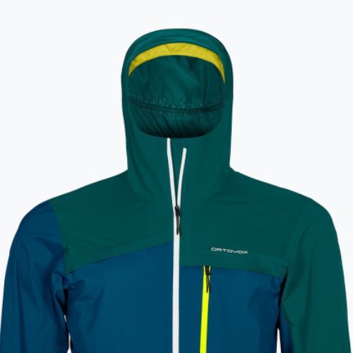Herren ORTOVOX 2.5L Civetta blau Regenjacke 7025000011