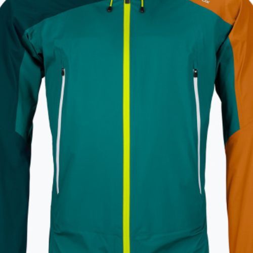 Herren ORTOVOX Westalpen 3L Light Regenjacke grün 7025200026