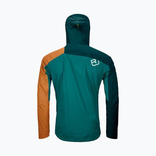 Herren ORTOVOX Westalpen 3L Light Regenjacke grün 7025200026