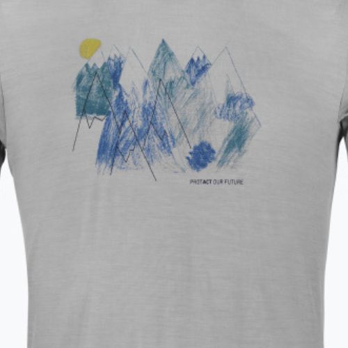 Herren-Trekkinghemd Ortovox 140 Cool Mtn Playground grau 88302