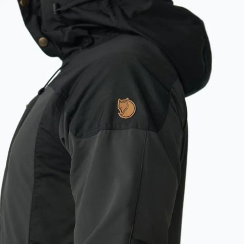 Herren Fjällräven Keb Windjacke schwarz F87211