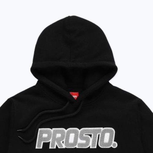Sweatshirt mit kapuze Herren PROSTO Logon schwarz KL222MSWE271