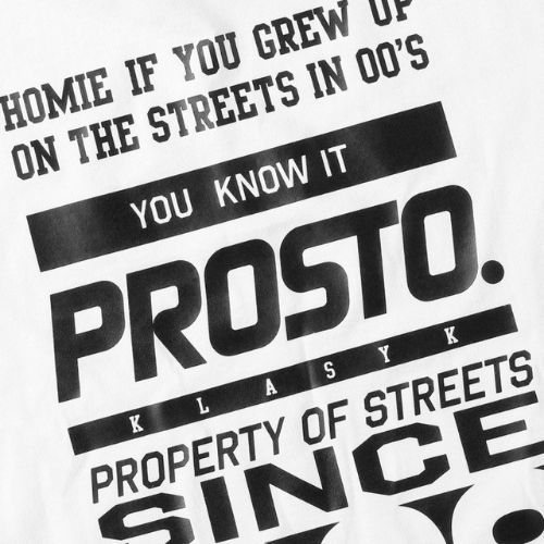 Longsleeve Herren PROSTO Typeskur LS weiß KL222MTEE271