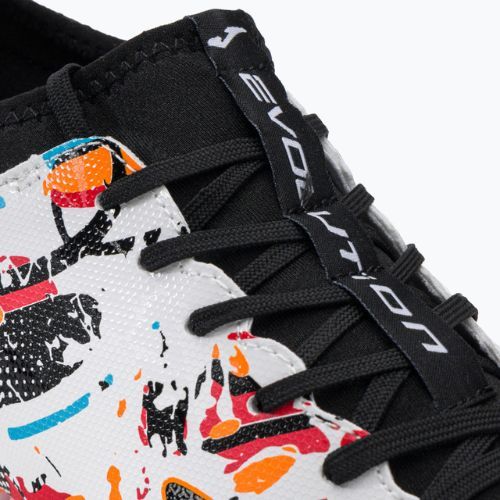 Joma Evolution FG Herren Fußballschuhe weiß/schwarz/orange