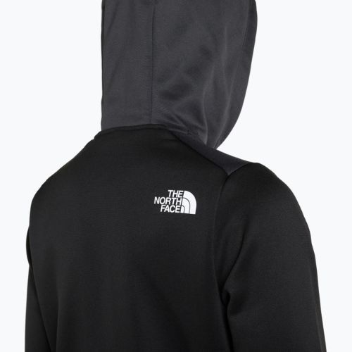 Damen-Trekkingjacke The North Face Reaxion Fleece P/O Hoodie schwarz-grau NFA7ZACKT1