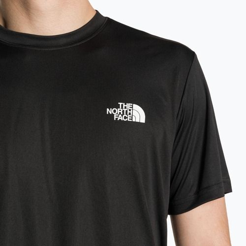 Wandershirt trekking Herren The North Face Reaxion Red Box schwarz-weiß NFA4CDWKY41