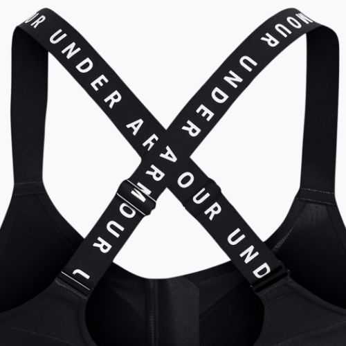 Under Armour Infinity High Bra Zip Fitness-BH schwarz 1373860