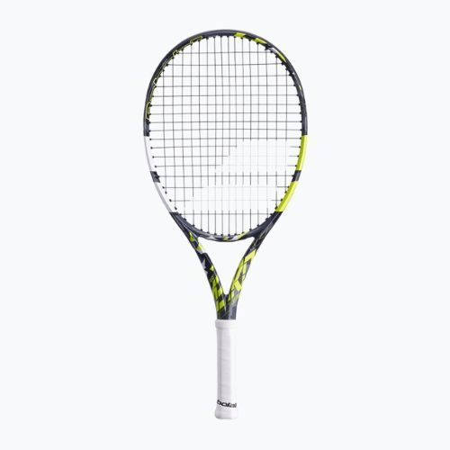 Babolat Pure Aero Junior 25 Kinder-Tennisschläger grau-gelb 140468