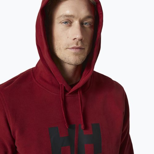 Herren Helly Hansen HH Logo Hoodie weinrot 33977_215