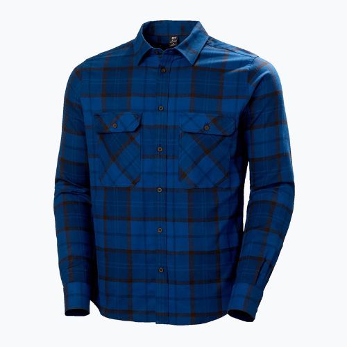 Herrenhemd Helly Hansen Lokka Organic Flannel LS blauschwarz 62731_755