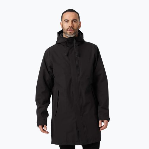 Herren Wintermantel Helly Hansen Mono Material Insulated Rain Coat schwarz 53644_990