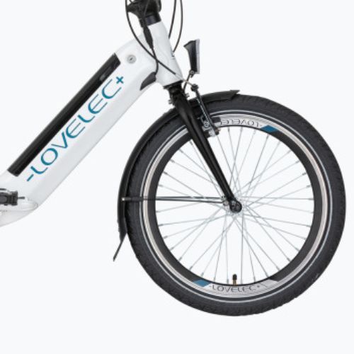 LOVELEC Izar 12Ah Elektro-Klappfahrrad weiß B400369