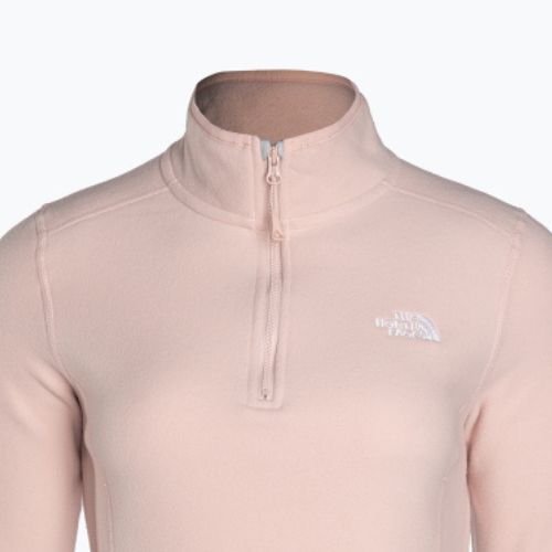 Damen Fleece-Sweatshirt The North Face 100 Glacier 1/4 Zip rosa NF0A5IHNLK61