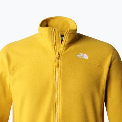 Herren Fleece-Sweatshirt The North Face 100 Glacier FZ gelb NF0A5IHQH9D1