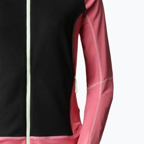 Damen Fleece-Sweatshirt The North Face Bolt Polartec Hoodie schwarz und rosa NF0A825JWV51